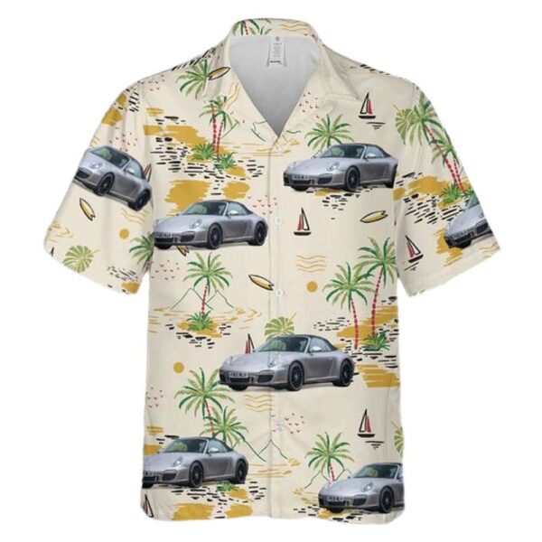 2011 Porsche 911 (9972) Carrera GTS Cabriolet Hawaiian Shirt Man 2011 Porsche 911 (9972) Carrera GTS Cabriolet Hawaiian Shirt Man