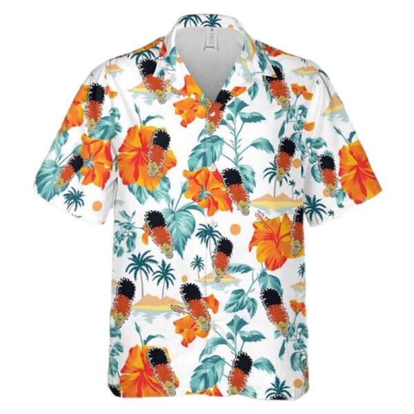 British Army The Royal Warwickshire Fusiliers Hackle Hawaiian Shirt Man