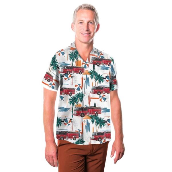 Burton Michigan Burton Fire Department Hawaiian Shirt Outfit Burton Michigan Burton Fire Department Hawaiian Shirt Outfit