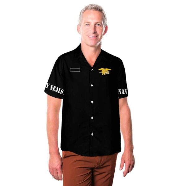 Custom Name US Navy Seals Aloha Hawaiian Shirt
