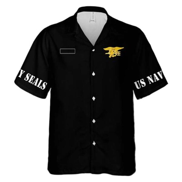 Custom Name US Navy Seals Aloha Hawaiian Shirt