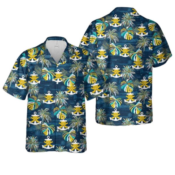 Finnish Navy Coastal Brigade Hawaiian Shirt Man Finnish Navy Coastal Brigade Hawaiian Shirt Man