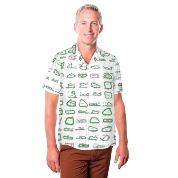 Great British Racecourses Hawaiian Shirt Cheap