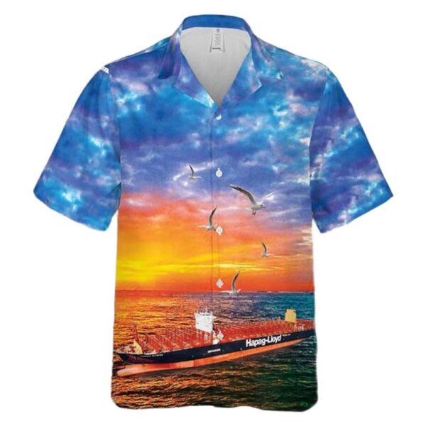 HAPAG LLOYD Hamburg Express Hawaiian Shirt Outfit HAPAG LLOYD Hamburg Express Hawaiian Shirt Outfit
