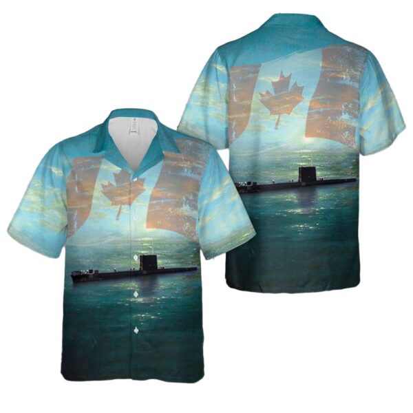 Royal Canadian Navy HMCS ONONDAGA 73 Hawaiian Shirt Outfit