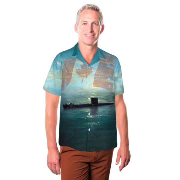 Royal Canadian Navy HMCS ONONDAGA 73 Hawaiian Shirt Outfit