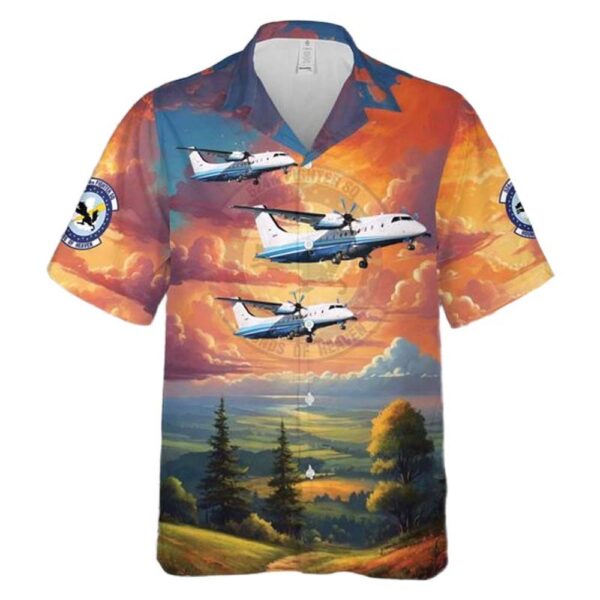US Air Force 524th Special Operations Squadron Dornier C-146A Wolfhound Hawaiian Shirt Man US Air Force 524th Special Operations Squadron Dornier C-146A Wolfhound Hawaiian Shirt Man