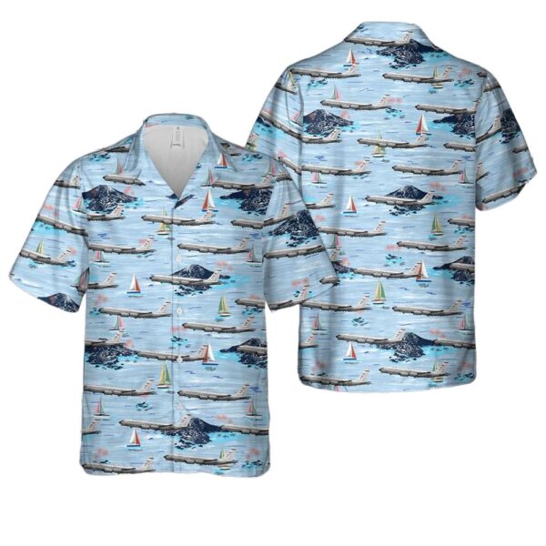 US Air Force RC-135U Combat Sent 55th Wing 45th Reconnaissance Squadron 64-14847 – Offutt AFB NE – 2016 Hawaiian Shirt Cheap US Air Force RC-135U Combat Sent 55th Wing 45th Reconnaissance Squadron 64-14847 – Offutt AFB NE – 2016 Hawaiian Shirt Cheap