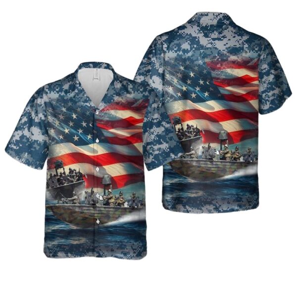 US Navy Special Operations Craft – Riverine Hawaiian Shirt For Men And Women
