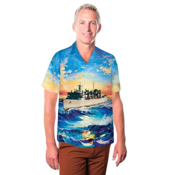 US Navy USNS Arctic (T-AOE 8) Supply-class fast combat support ships Hawaiian Shirt Outfit