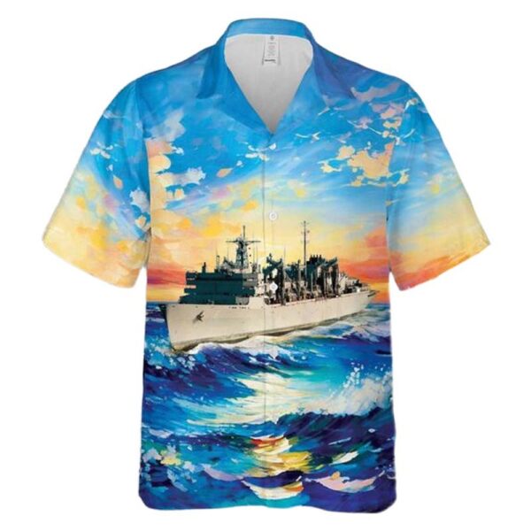 US Navy USNS Arctic (T-AOE 8) Supply-class fast combat support ships Hawaiian Shirt Outfit