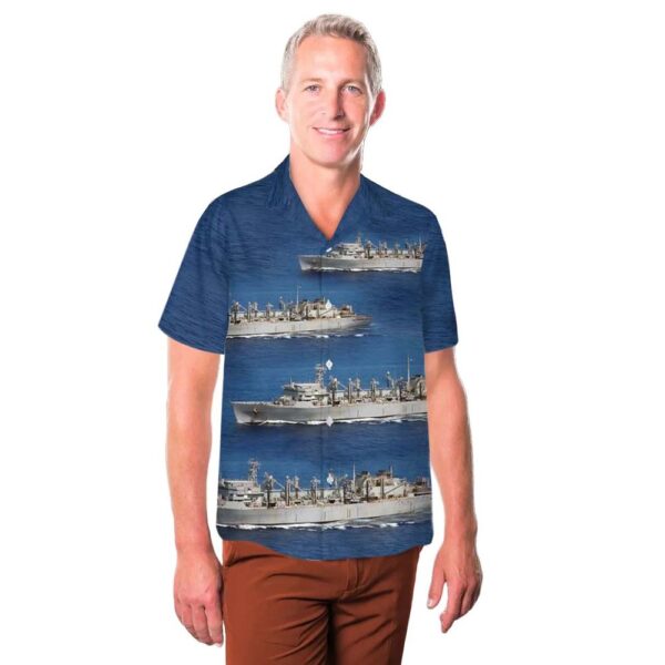 US Navy USNS Supply (T-AOE-6) Supply-class fast combat support ships Aloha Hawaiian Shirt