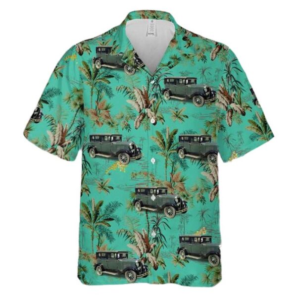 1928 Oldsmobile F28 Sedan Button Up Hawaiian Shirt 1928 Oldsmobile F28 Sedan Button Up Hawaiian Shirt