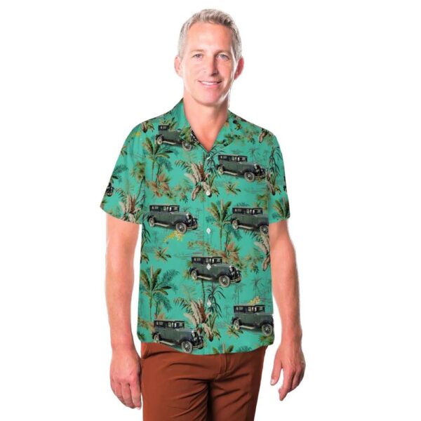 1928 Oldsmobile F28 Sedan Button Up Hawaiian Shirt 1928 Oldsmobile F28 Sedan Button Up Hawaiian Shirt