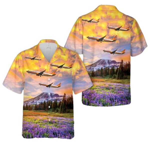 B737-800 Sunwing ”Hapag Lloyd Livery” Hawaiian Shirt Outfit
