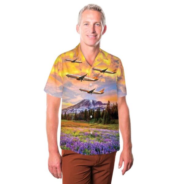 B737-800 Sunwing ”Hapag Lloyd Livery” Hawaiian Shirt Outfit