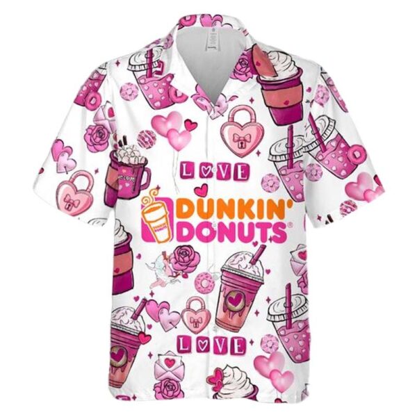 Coffee Is My Valentine Button Up Hawaiian Shirt