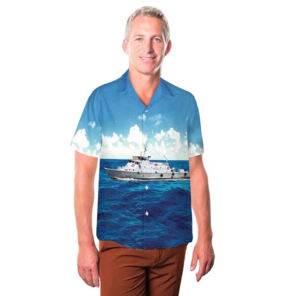 Navy of El Salvador Patrol Boat PM08 Hawaiian Shirt Man Navy of El Salvador Patrol Boat PM08 Hawaiian Shirt Man