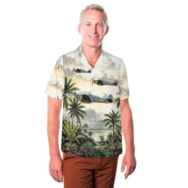 Royal Navy Historic Flight Hawker Sea Fury T20 G-RNHF – VX281 Button Up Hawaiian Shirt Royal Navy Historic Flight Hawker Sea Fury T20 G-RNHF – VX281 Button Up Hawaiian Shirt