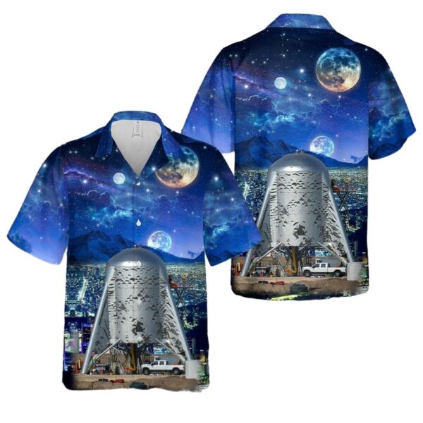 SpaceX Starhopper Cheap Hawaiian Shirt