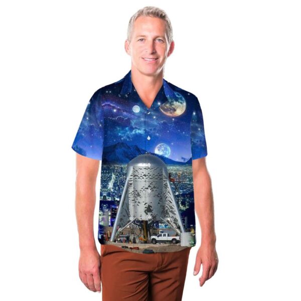 SpaceX Starhopper Cheap Hawaiian Shirt