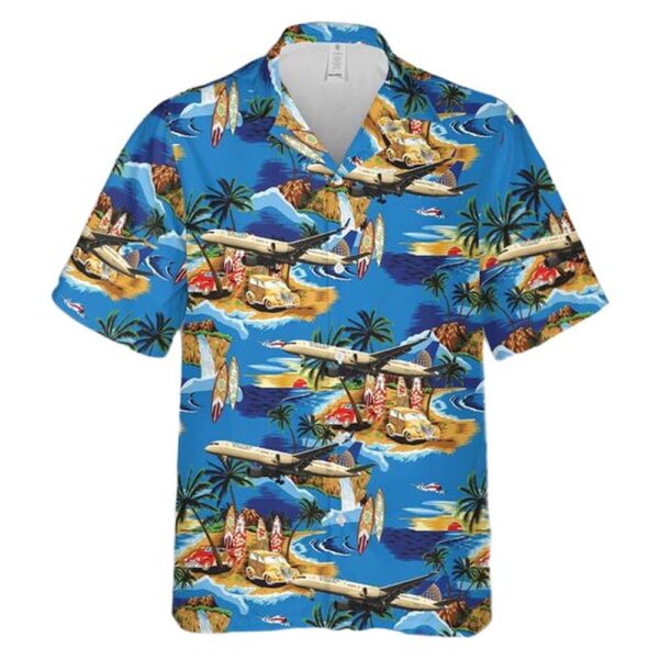 United Airlines (UAL) – Boeing 757-200 – N554UA Hawaiian Shirt Man United Airlines (UAL) – Boeing 757-200 – N554UA Hawaiian Shirt Man