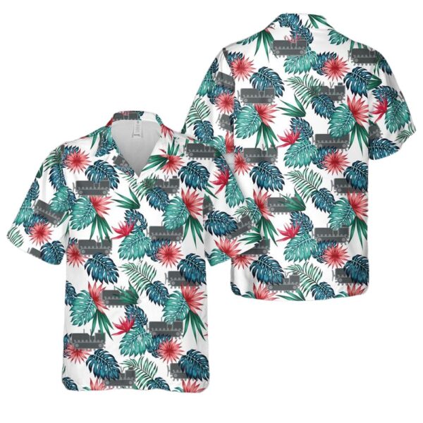 US Navy Seabee Equipment Operator (EO) Rate Insignia Hawaiian Shirt Outfit