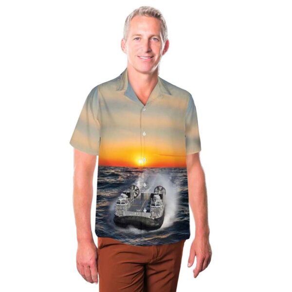 US Navy Ship-to-Shore Connector LCAC 101 Hawaiian Shirt For Men And Women US Navy Ship-to-Shore Connector LCAC 101 Hawaiian Shirt For Men And Women