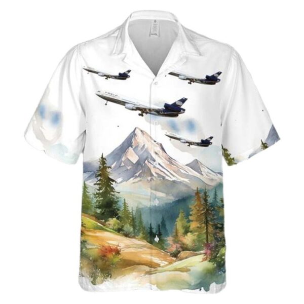 World Airways McDonnell Douglas DC-10-30 Hawaiian Shirt Cheap World Airways McDonnell Douglas DC-10-30 Hawaiian Shirt Cheap
