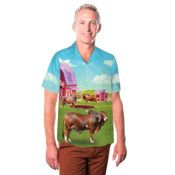 Brahman Cattle Hawaiian Shirt Cheap Brahman Cattle Hawaiian Shirt Cheap