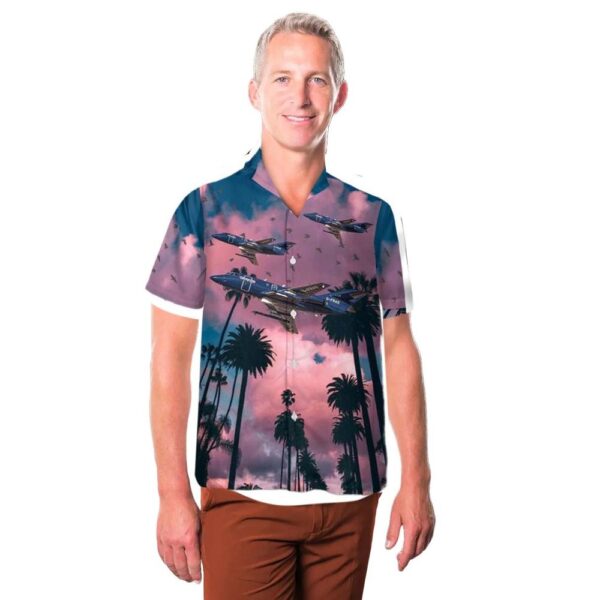Dassault Falcon 20C Draken Europe (G-FRAS) Aloha Hawaiian Shirt Dassault Falcon 20C Draken Europe (G-FRAS) Aloha Hawaiian Shirt