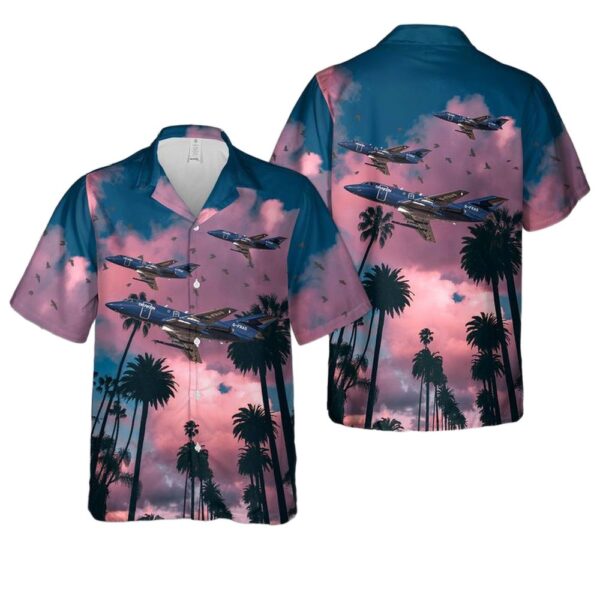 Dassault Falcon 20C Draken Europe (G-FRAS) Aloha Hawaiian Shirt Dassault Falcon 20C Draken Europe (G-FRAS) Aloha Hawaiian Shirt