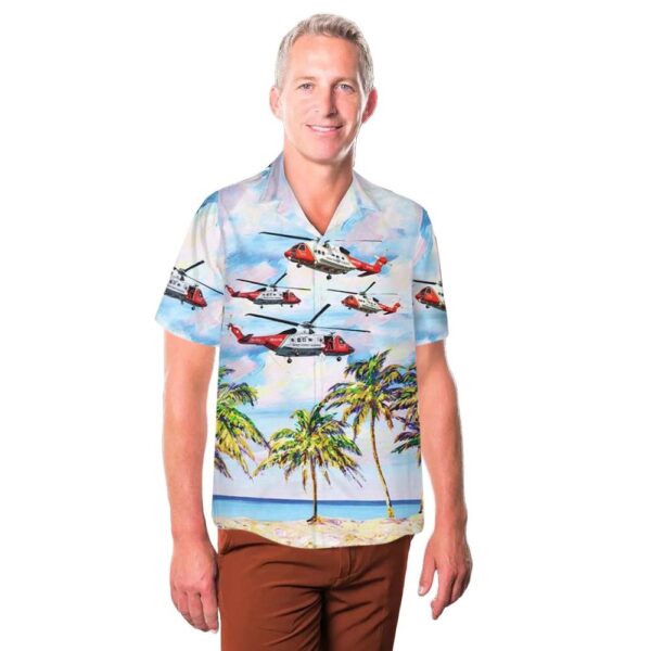 Irish Coast Guard Helicopters Rescue Cheap Hawaiian Shirt Irish Coast Guard Helicopters Rescue Cheap Hawaiian Shirt