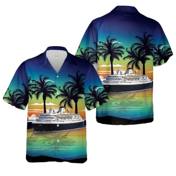 MV Astoria Button Up Hawaiian Shirt