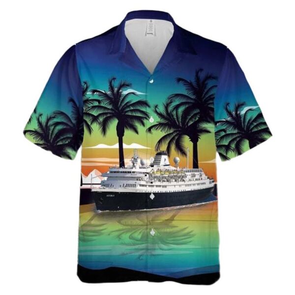 MV Astoria Button Up Hawaiian Shirt
