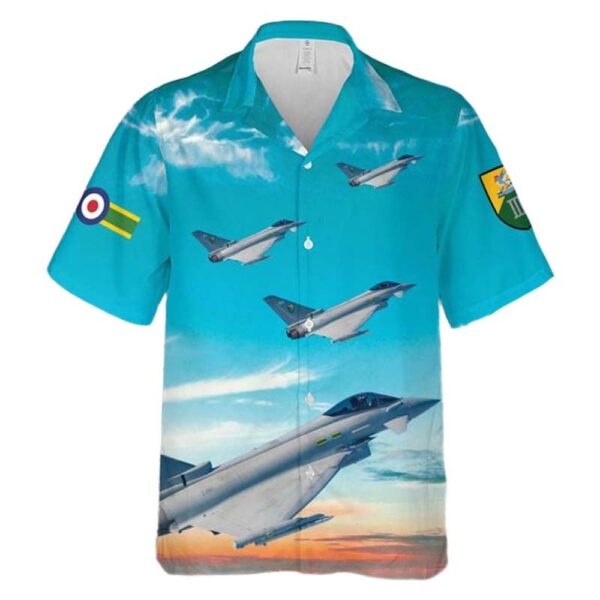 Royal Air Force No 3 Squadron RAF Eurofighter Typhoon FGR4 Hawaiian Shirt For Men And Women Royal Air Force No 3 Squadron RAF Eurofighter Typhoon FGR4 Hawaiian Shirt For Men And Women
