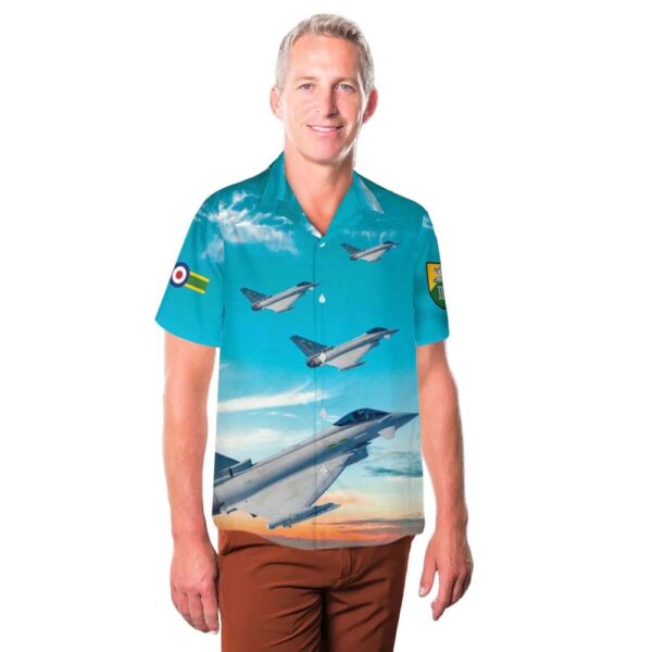 Royal Air Force No 3 Squadron RAF Eurofighter Typhoon FGR4 Hawaiian Shirt For Men And Women Royal Air Force No 3 Squadron RAF Eurofighter Typhoon FGR4 Hawaiian Shirt For Men And Women