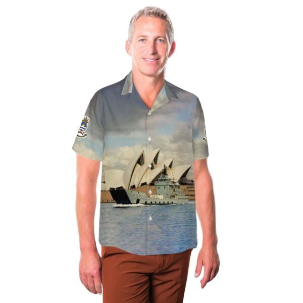Royal Australian Navy HMAS Betano (L 133) Hawaiian Shirt Cheap Royal Australian Navy HMAS Betano (L 133) Hawaiian Shirt Cheap