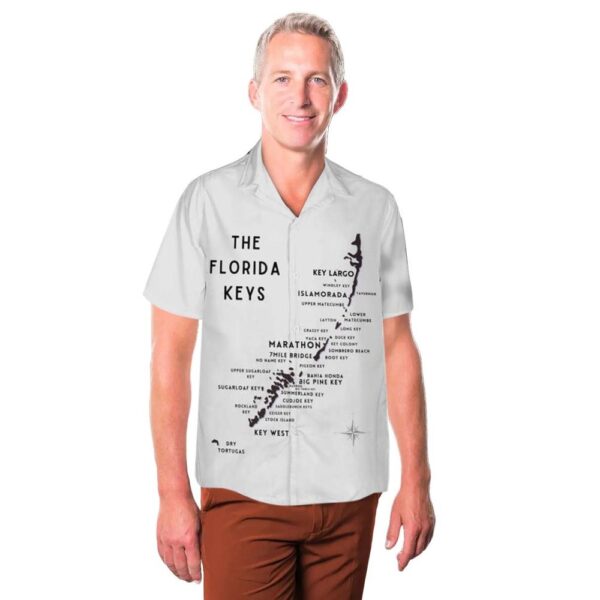 The Florida Keys Map Hawaiian Shirt For Men And Women The Florida Keys Map Hawaiian Shirt For Men And Women