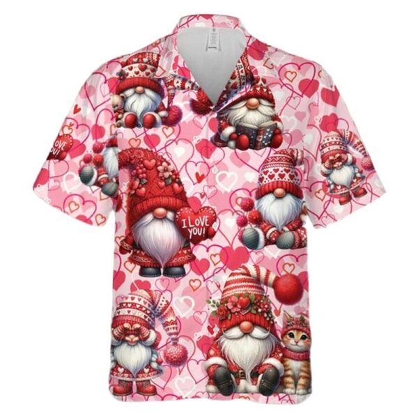 Valentines Gnome Cheap Hawaiian Shirt