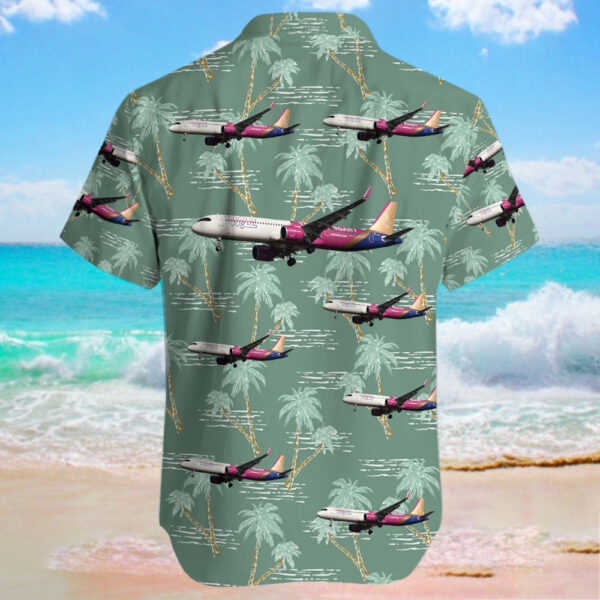 Airbus A321-271NX Wizz Air Hawaiian Shirt Airbus A321-271NX Wizz Air Hawaiian Shirt