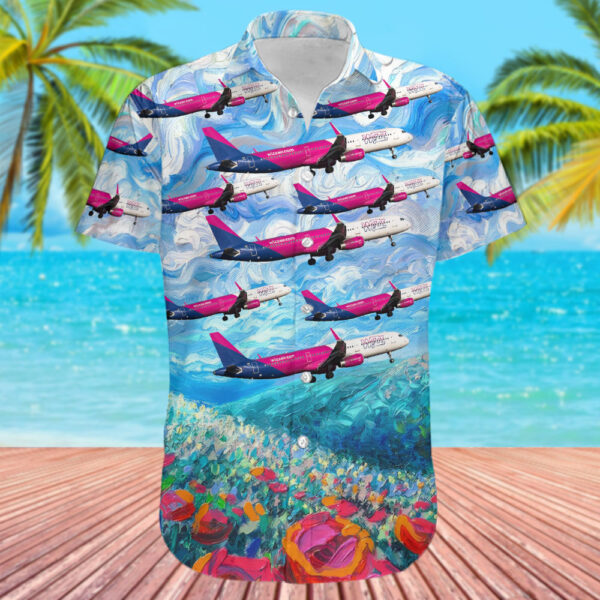 Airbus A321-231 Wizz Air Hawaiian Shirt Airbus A321-231 Wizz Air Hawaiian Shirt