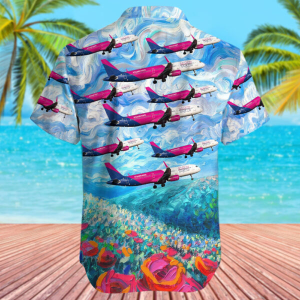 Airbus A321-231 Wizz Air Hawaiian Shirt Airbus A321-231 Wizz Air Hawaiian Shirt