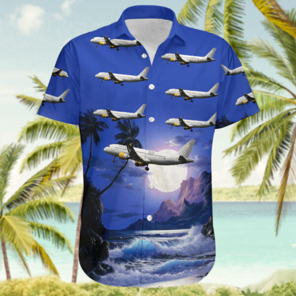 Airbus A320-216 Vueling Hawaiian Shirt Airbus A320-216 Vueling Hawaiian Shirt
