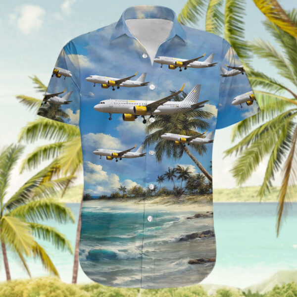 Airbus A320-271N Vueling Hawaiian Shirt Airbus A320-271N Vueling Hawaiian Shirt