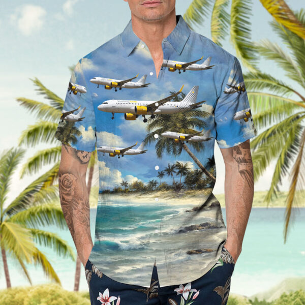 Airbus A320-271N Vueling Hawaiian Shirt Airbus A320-271N Vueling Hawaiian Shirt