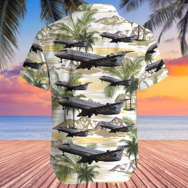 Bombardier CRJ-100ER Eurowings Hawaiian Shirt Bombardier CRJ-100ER Eurowings Hawaiian Shirt