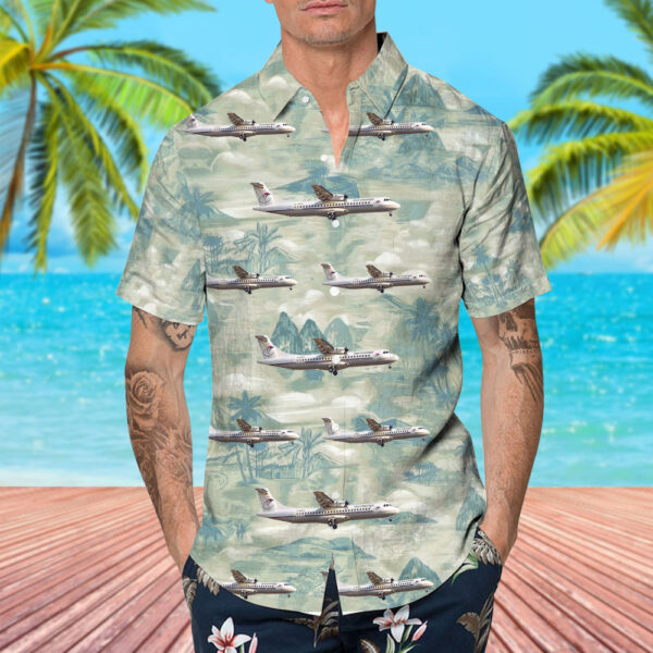 ATR 72-202 Eurowings Hawaiian Shirt ATR 72-202 Eurowings Hawaiian Shirt