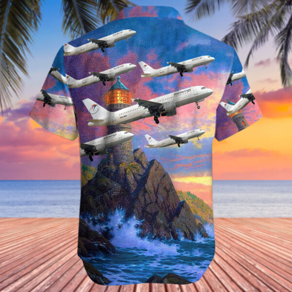 Airbus A320-211 Eurowings Hawaiian Shirt