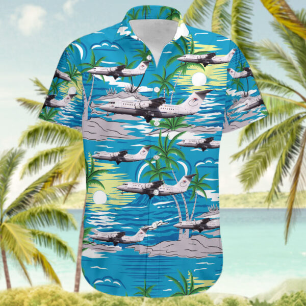 British Aerospace BAe 146-300 Eurowings Hawaiian Shirt British Aerospace BAe 146-300 Eurowings Hawaiian Shirt